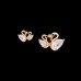 Swan Stud Earrings